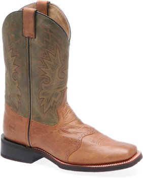 Cogac/Olive Double H Boot 11 Inch Wide Square Toe Roper